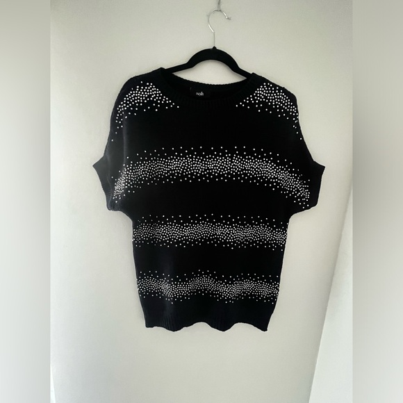 WALLIS Navy Blue Sweater S - Picture 4 of 5